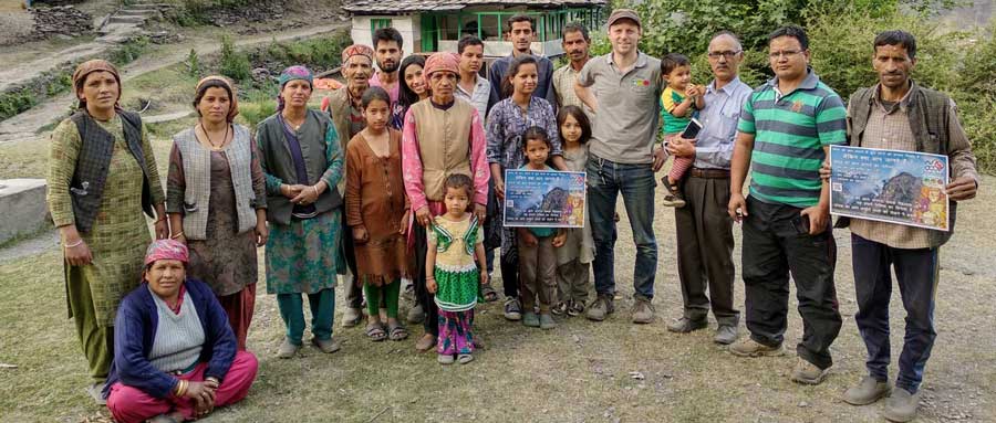 Forest fire campaign in the villages surrounding Great Himalayan National Park