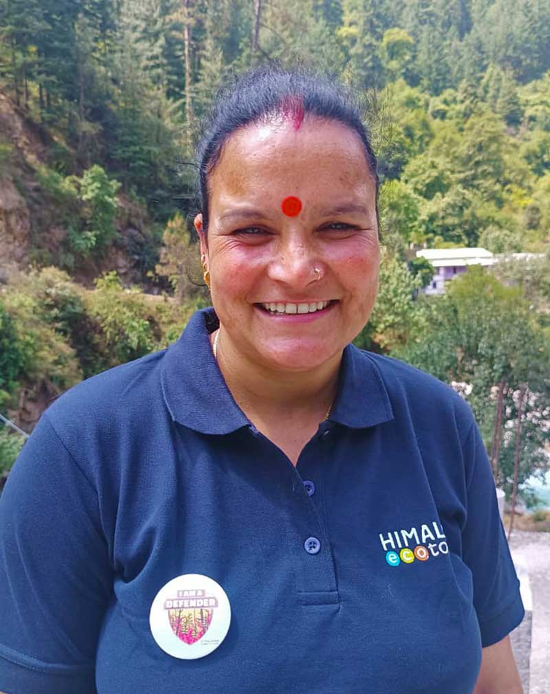 Ganga - Team Himalayan Ecotourism - Heco. Women trekking guide