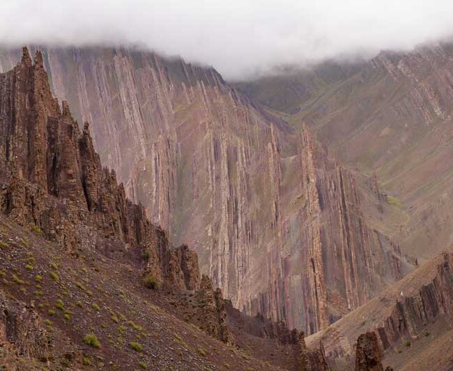 Randonnée dans le parc national d'Hemis