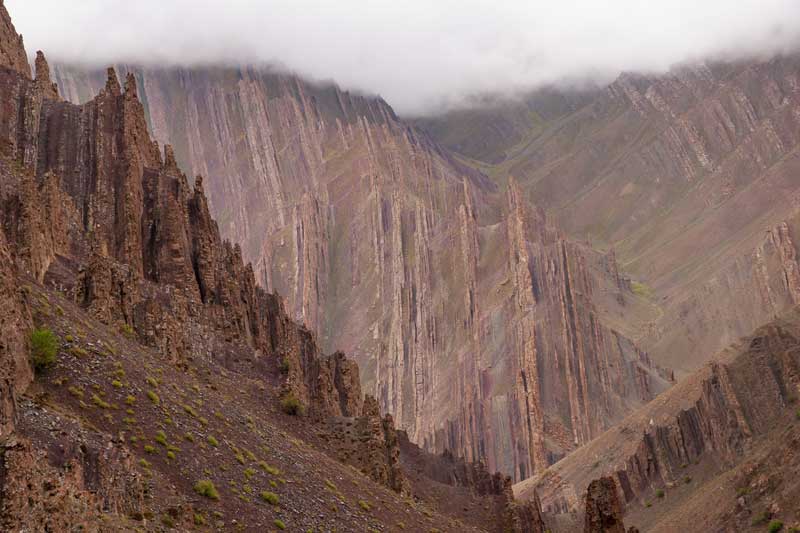 Randonnée dans le parc national d'Hemis