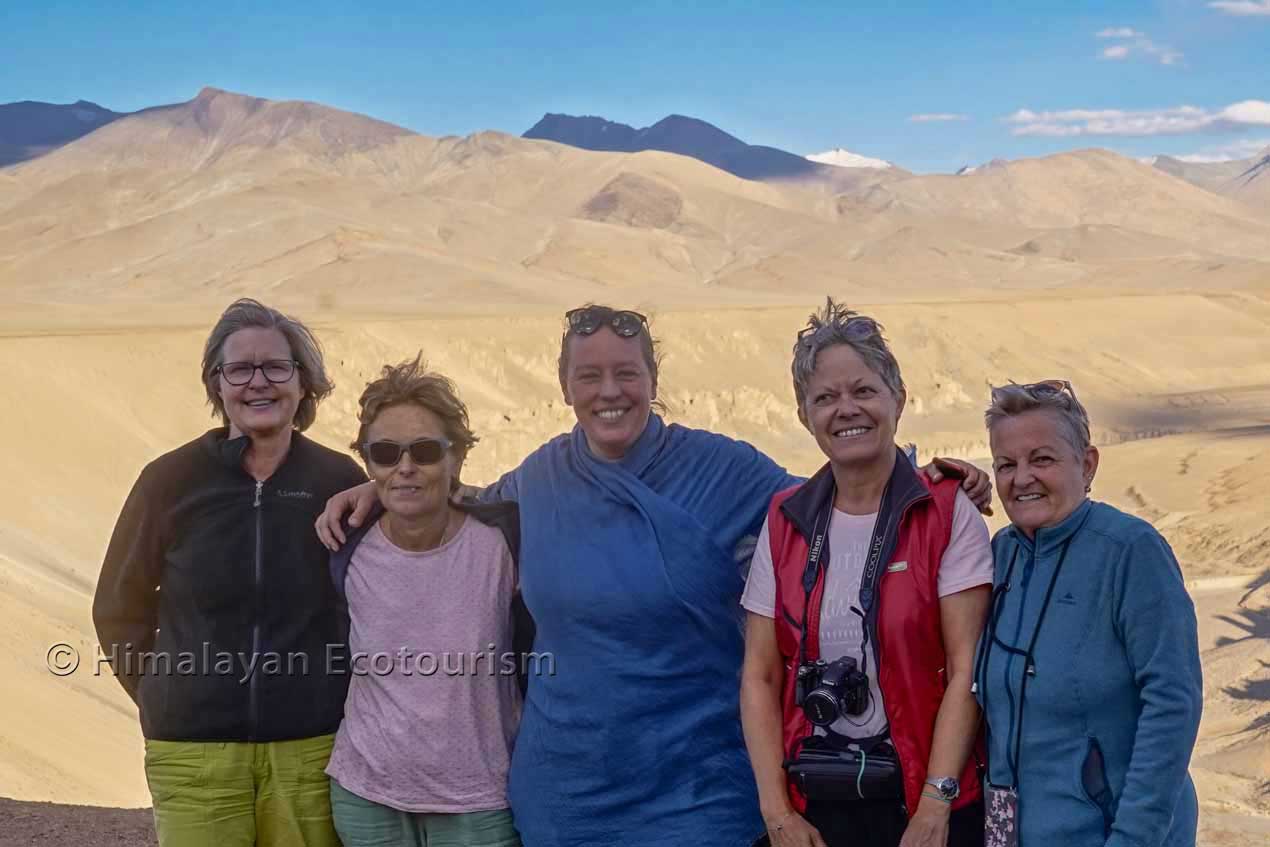 A French group on a spiritual tour to Ladakh