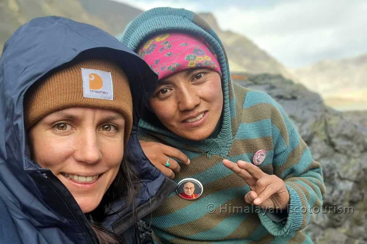 On the Red lake trek in zanskar with Tashi, a local guide