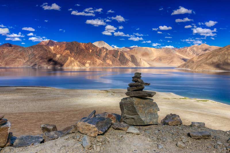 Pangong Lake in Ladakh - Travelling with Himalayan Ecotourism