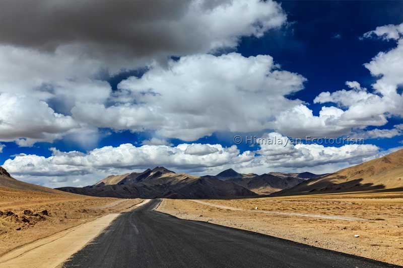 The road from Manali to Leh