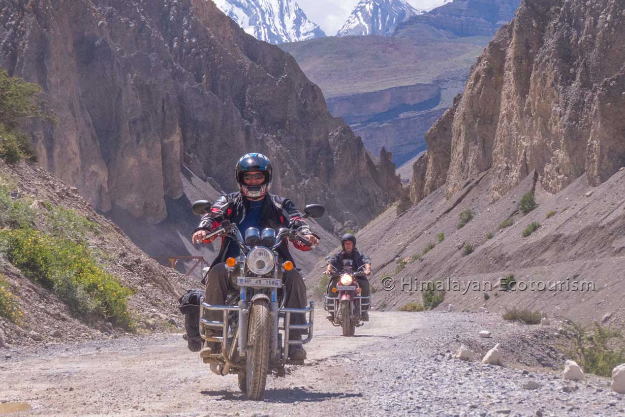 Riding Royal Enfields in Ladakh
