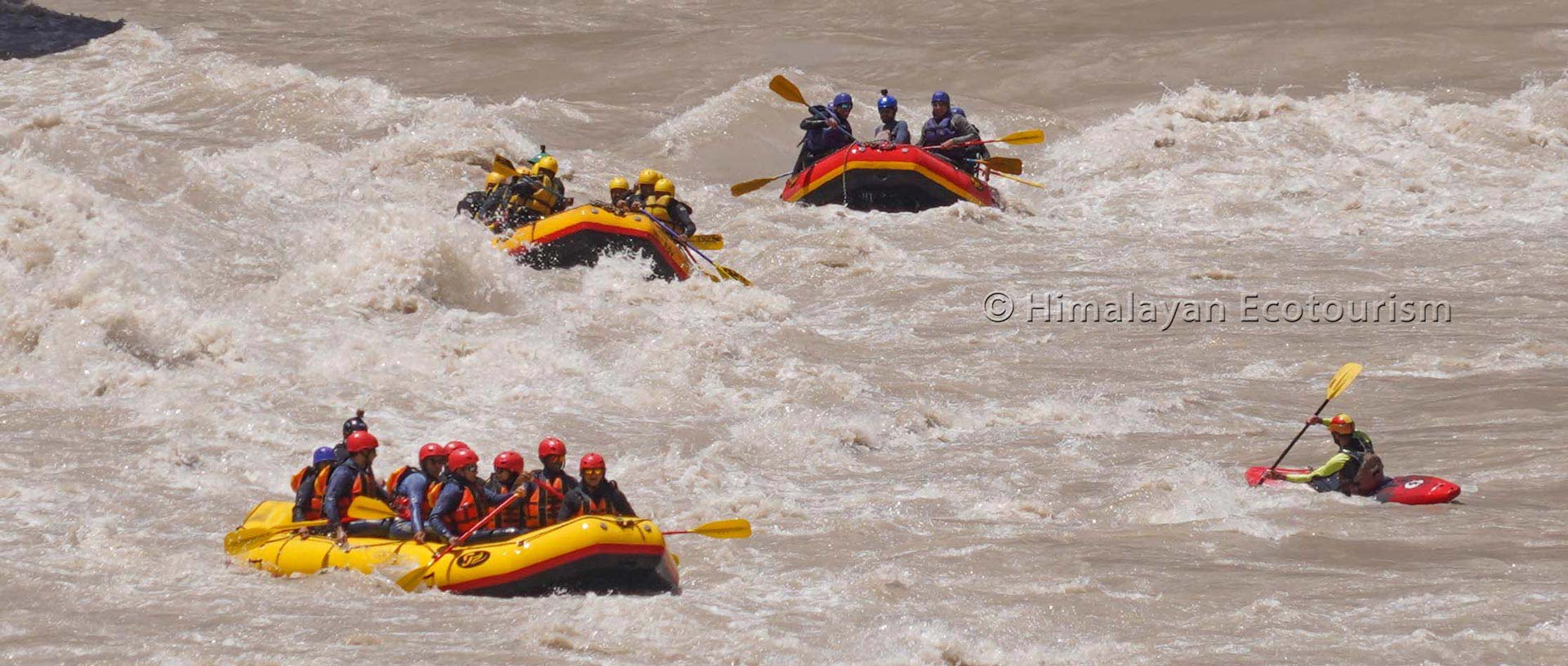 Rafting on the Zanskar river, Ladakh