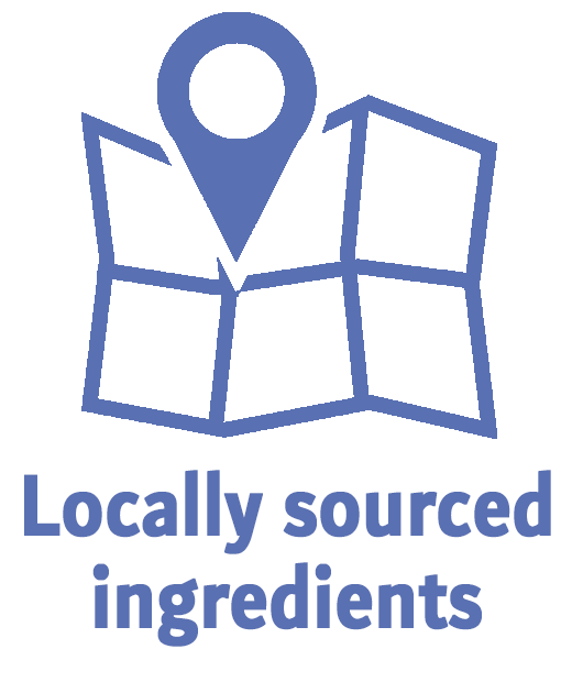 Locally sourced ingredients