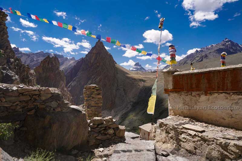 View from Photoksar Gompa