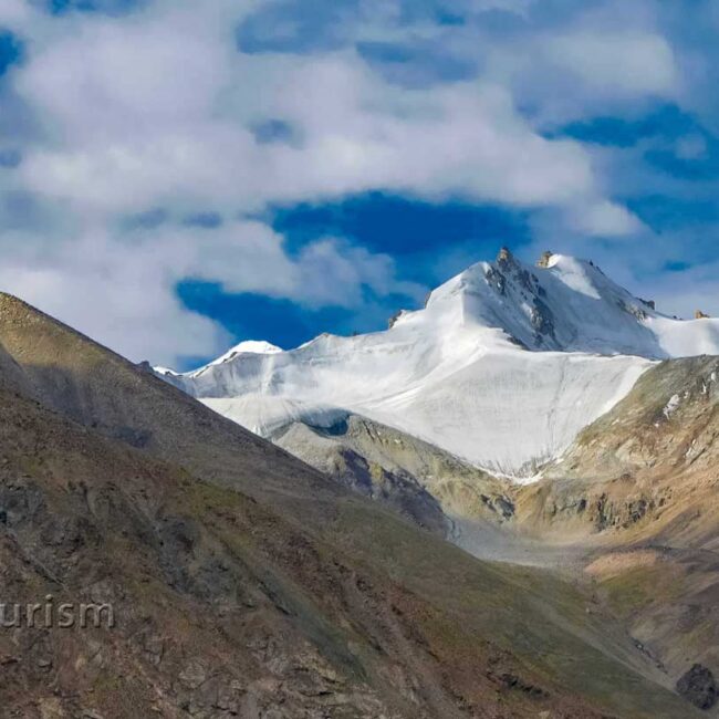 Phyang to Hunder trek, Nubra - view from the Lasermo La