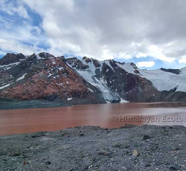Red lake trek in Zanskar, Tso Marpo