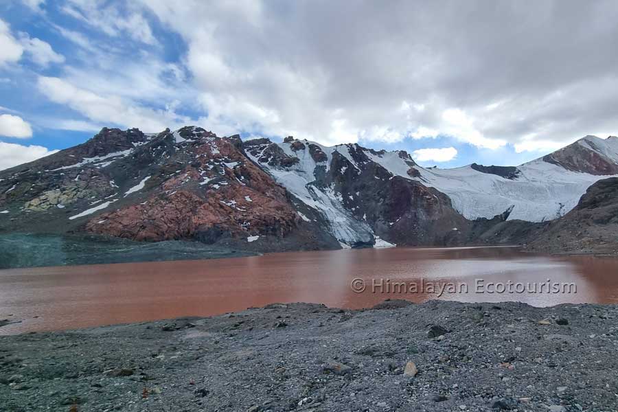 Red lake trek in Zanskar, Tso Marpo