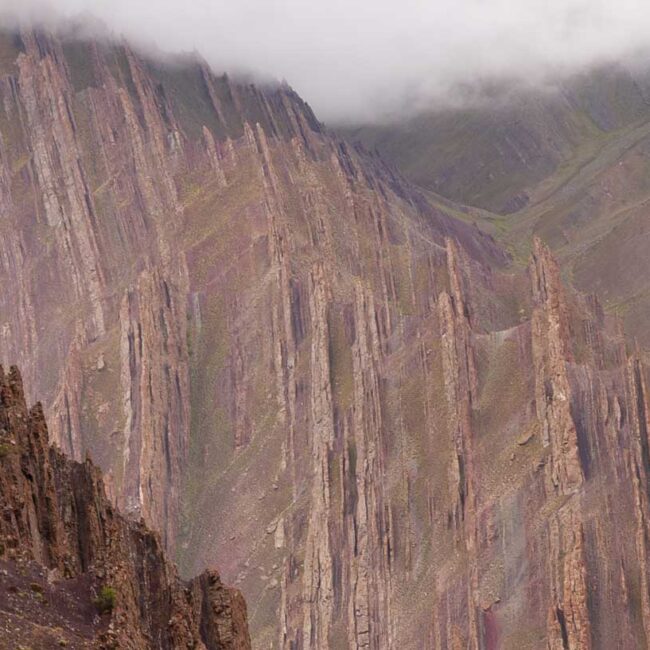 Skiu, Rumbak to Stok trek in Ladakh - Spectacular rock formations