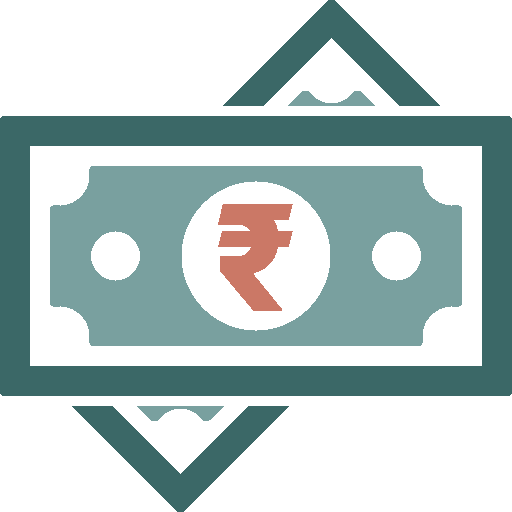 Indian rupees icon