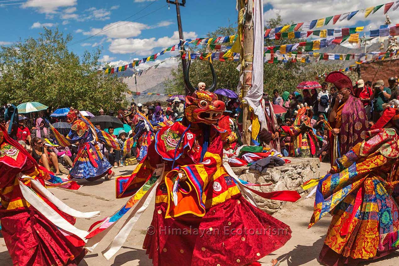 Masked Dance for Sindhu Festival Ladakh