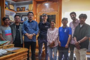 Heco and PTDC team with the chief counselor of Ladakh