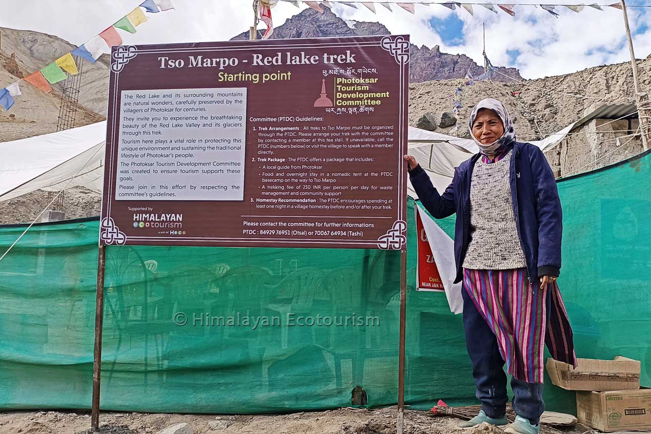 Tso Marpo trek - guidelines by the Photoksar committee