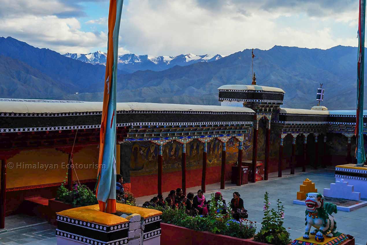 Thiksey Monasteries in Ladakh