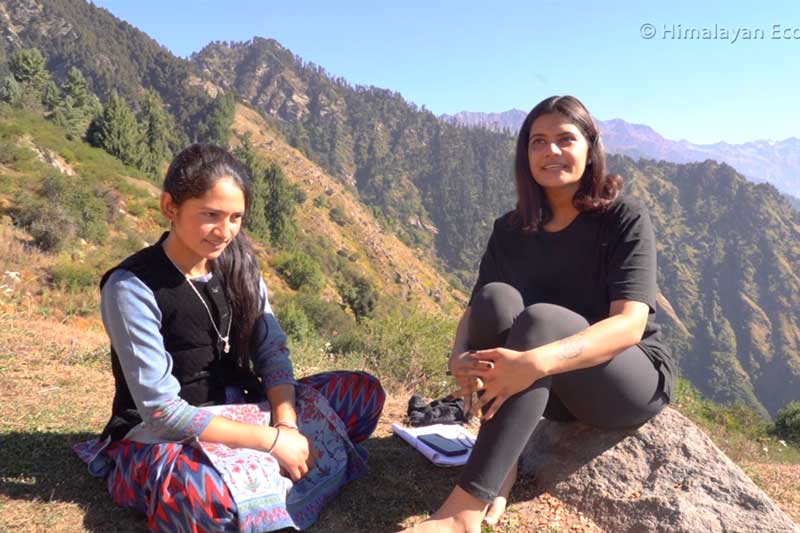 Women empowerment program in the Tirthan Valley