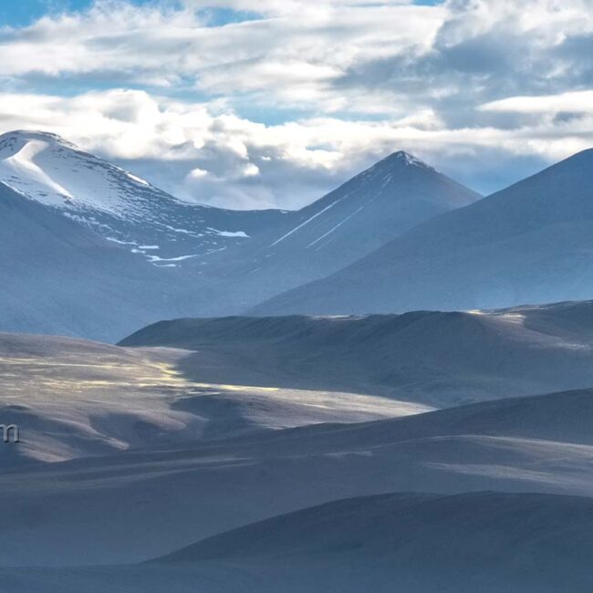 Landscape on Tso Moriri trek in Ladakh